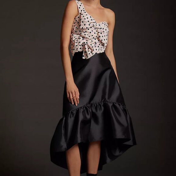 Anthro Maeve Bow-Tie One-Shoulder Tank - Picture 4 of 12